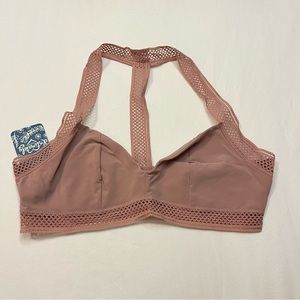 Free People Layla Bralette in Mauve Pink